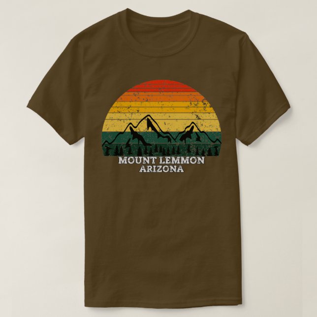 Mount Lemmon Arizona T-Shirt (Design Front)