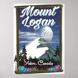 Mount Logan , Yukon, Canada Poster