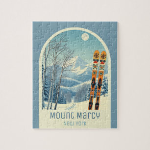 Mount Marcy New York ski vacation game Jigsaw Puzzle