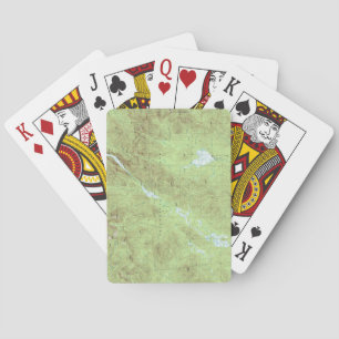 Mount Marcy Topographical Map - Adirondack Park Playing Cards