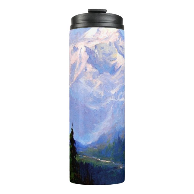 Mount McKinley, Alaska, fine art painting Thermal Tumbler (Front)
