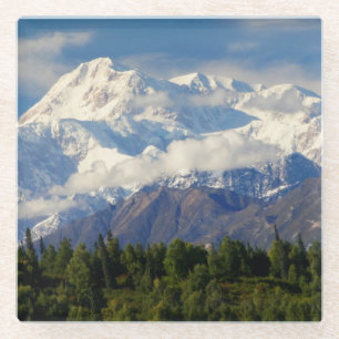 Mount McKinley Glass Coaster
