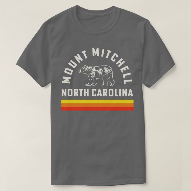 Mount Mitchell Hike North olina Black Mountain Ran T-Shirt (Design Front)