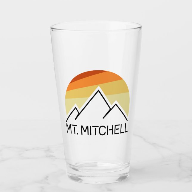 Mount Mitchell Retro Glass (Front)