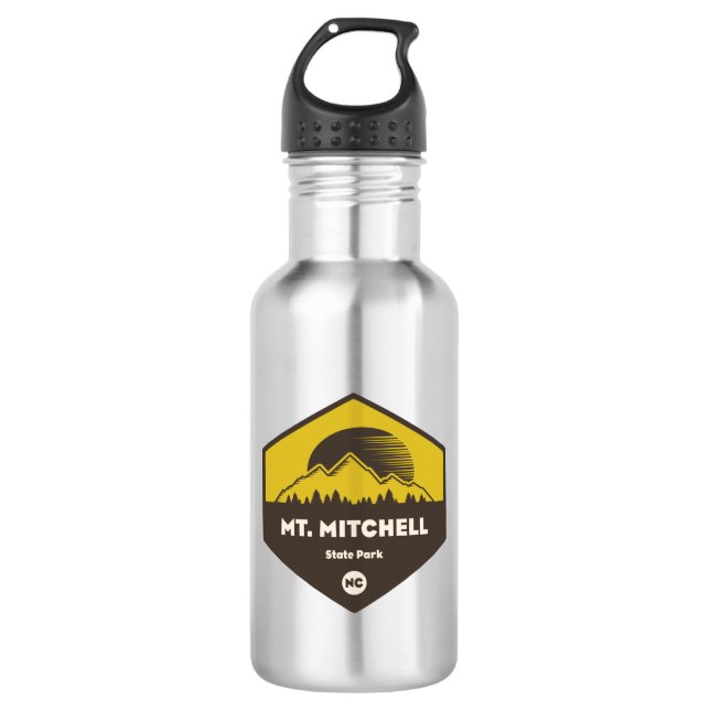 Mount Mitchell State Park 532 Ml Water Bottle (Front)