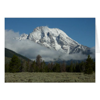 Mount Moran and Clouds at Grand Teton