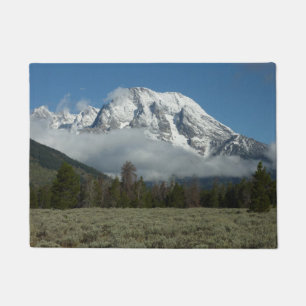 Mount Moran and Clouds Doormat