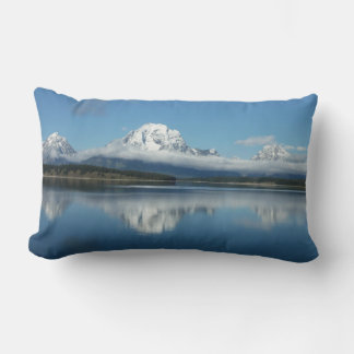 Mount Moran Reflection at Grand Teton Lumbar Cushion
