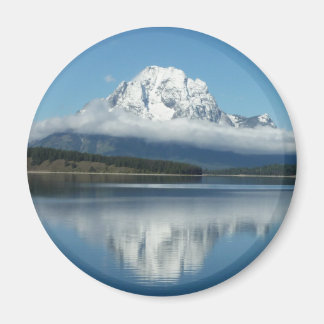 Mount Moran Reflection at Grand Teton Magnet