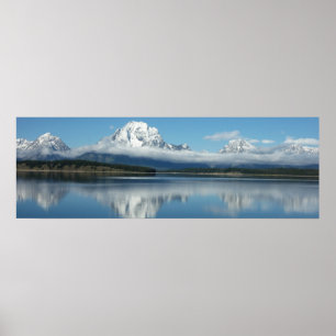 Mount Moran Reflection at Grand Teton Poster