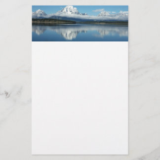 Mount Moran Reflection at Grand Teton Stationery