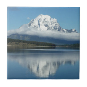 Mount Moran Reflection at Grand Teton Tile