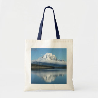 Mount Moran Reflection at Grand Teton Tote Bag