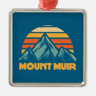 Mount Muir California Retro Turquoise Metal Tree Decoration