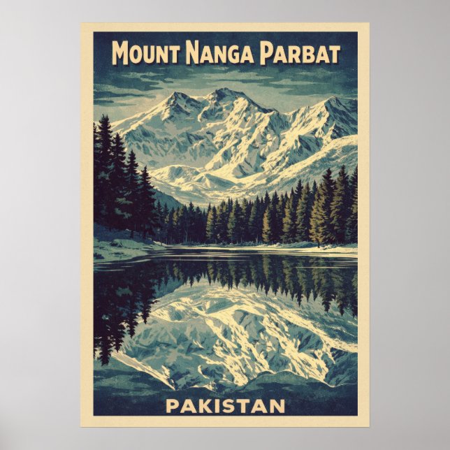 Mount Nanga Parbat V01 Poster (Front)