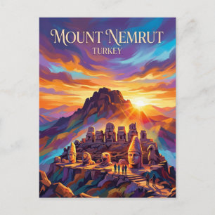 Mount Nemrut Turkey Postcard