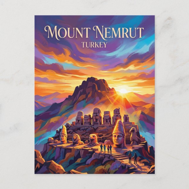 Mount Nemrut Turkey Postcard (Front)