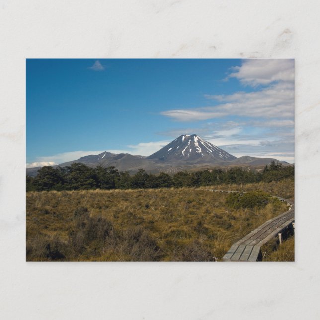 Mount Ngauruhoe & Mount Tongariro Postcard (Front)