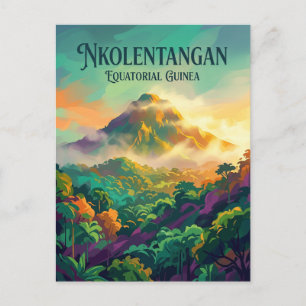 Mount Nkolentangan Equatorial Guinea Postcard