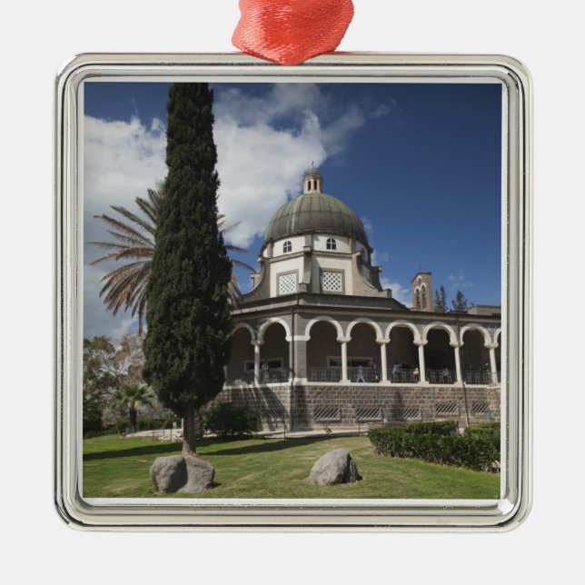 Mount of the Beatitudes Metal Tree Decoration (Front)