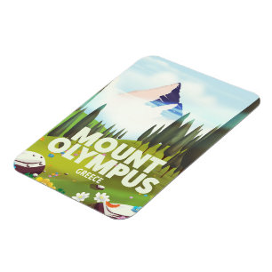 Mount Olympus Greece Magnet
