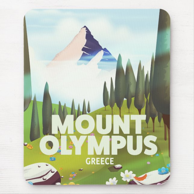 Mount Olympus Greece Mouse Pad (Front)