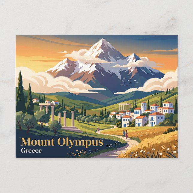 Mount Olympus Greece Postcard (Front)