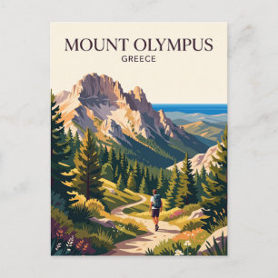 Mount Olympus Greece Postcard