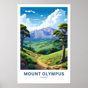 Mount Olympus Greece Travel Print