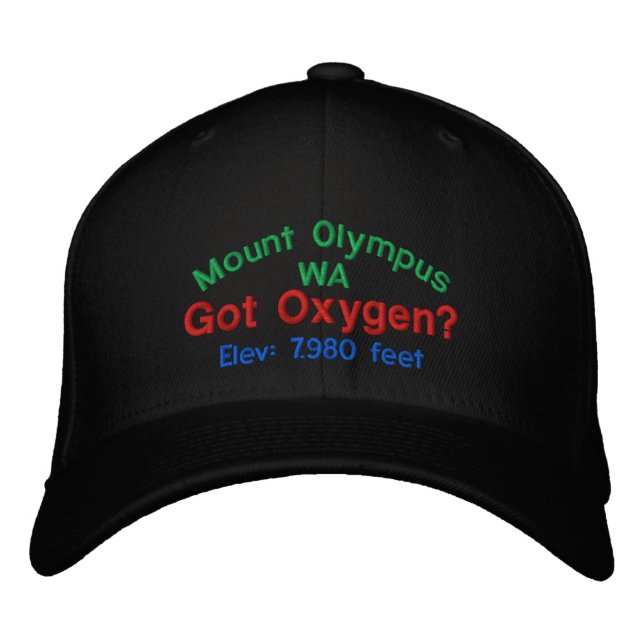 Mount Olympus Washington Elevation Cap (Front)