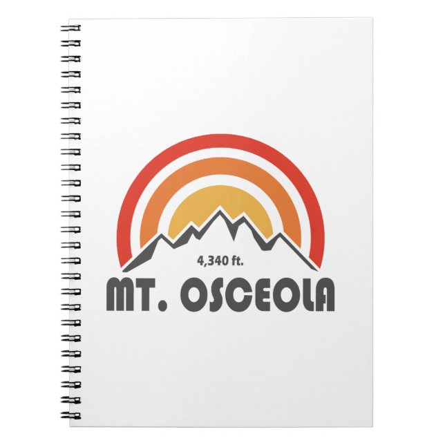 Mount Osceola New Hampshire Notebook (Front)