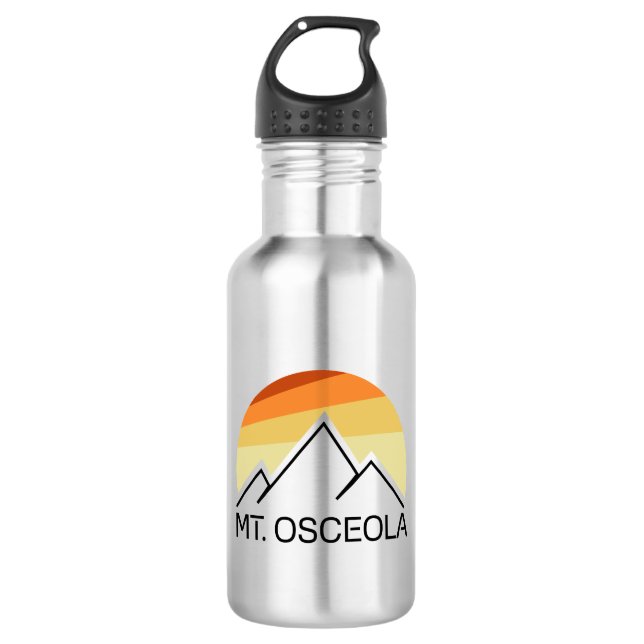 Mount Osceola New Hampshire Retro 532 Ml Water Bottle (Front)