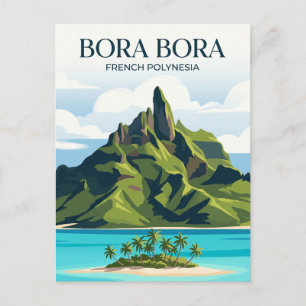 Mount Otemanu French Polynesia Postcard