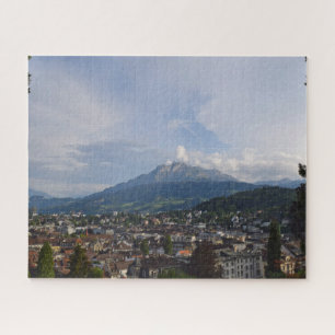 Mount Pilatus Lucerne Switzerland - 16x20 - 520 pc Jigsaw Puzzle