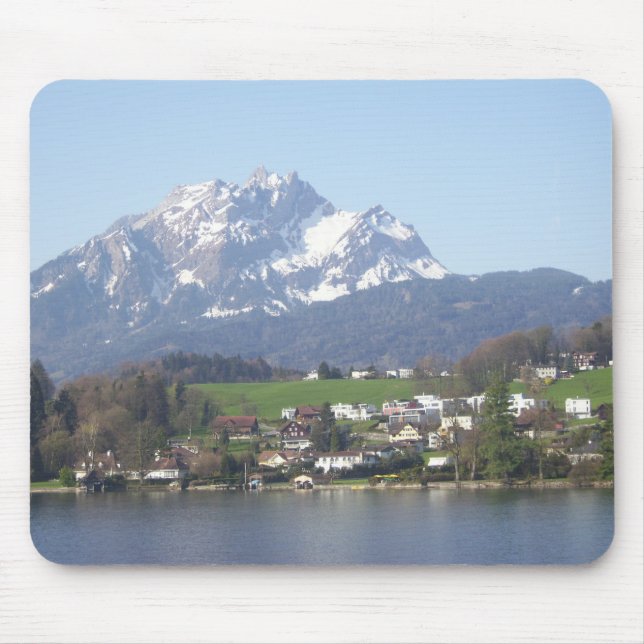 Mount Pilatus Switzerland Mouse Pad (Front)