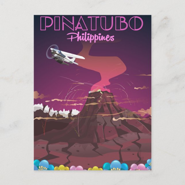 Mount Pinatubo, Philippines Postcard (Front)