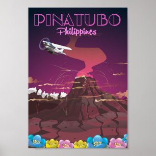 Mount Pinatubo, Philippines Poster