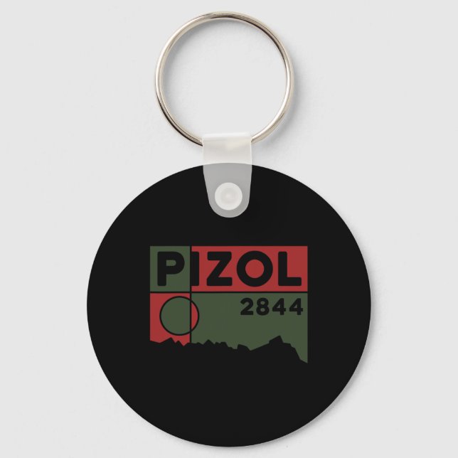 Mount Pizol Five Lakes Hike Mountain Biking Hiking Key Ring (Front)