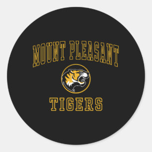 Mount Pleasant High School Tigers C1 Classic Round Sticker