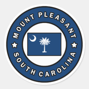 Mount Pleasant South Carolina Classic Round Sticker