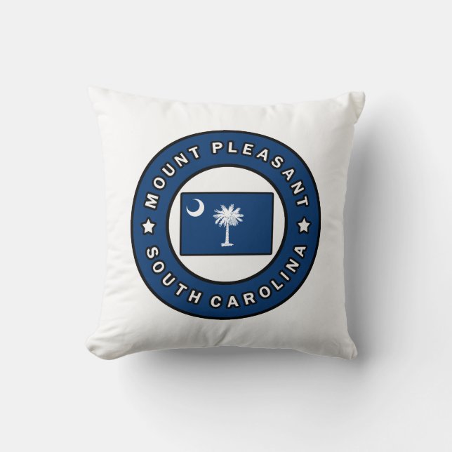 Mount Pleasant South Carolina Cushion (Front)