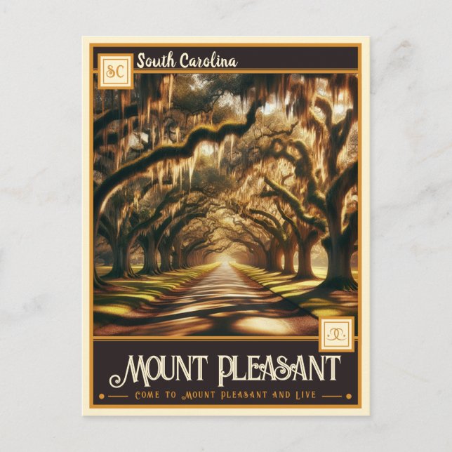 Mount Pleasant, South Carolina | Vintage Postcard (Front)