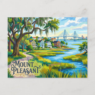 Mount Pleasant USA Postcard