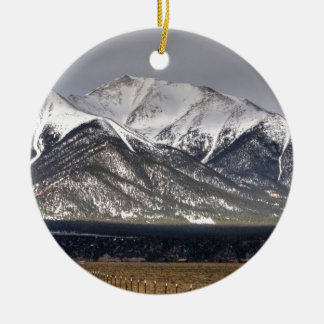 Mount Princeton Ceramic Tree Decoration