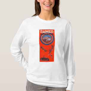 Mount Rainier Advertising Poster 2 T-Shirt