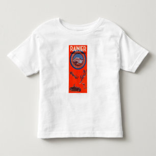 Mount Rainier Advertising Poster 2 Toddler T-Shirt