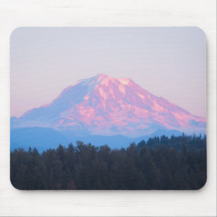 Mount Rainier Alpenglow Mouse Pad