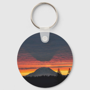 Mount Rainier and it's Shadow Key Ring