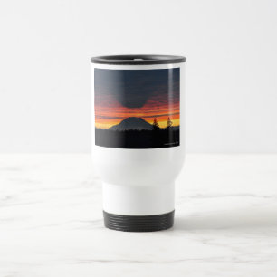 Mount Rainier and its Shadow Travel Mug