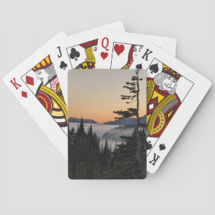 Mount Rainier at Sunset Playing cards